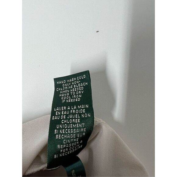 RALPH LAUREN BLACK & WHITE CHEVRON PRINT DRESS W/TIE All-Season Size 16 - Picture 11 of 12